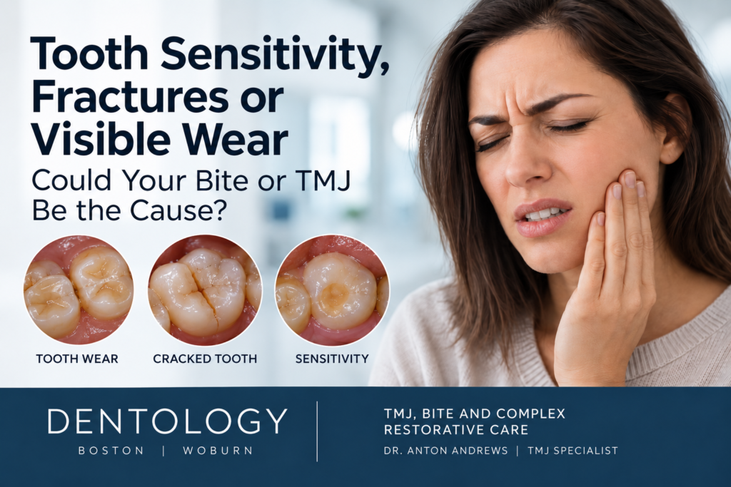 Cracked and worn teeth that may require emergency dental evaluation in Boston